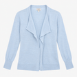 Pale Blue Linen Blend Longline Cardigan