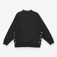 AllSaints Black High Neck Grommet Eyelet Side Deta