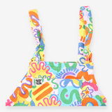 Limited-Edition Molly Piper Doodle-Print Dungarees