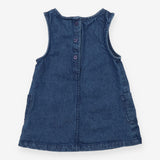 Pinafore Dress Blue Denim