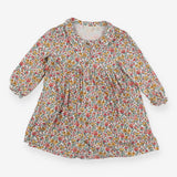 Dress cord yellow orange flowers LS