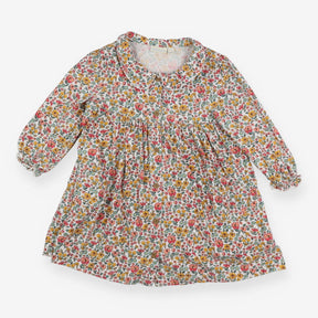 Dress cord yellow orange flowers LS