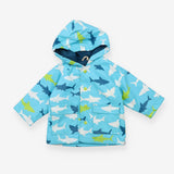 Raincoat blue sharks 