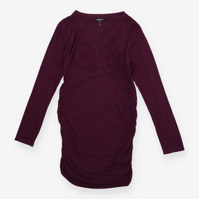 Isabella Oliver Essentials Long Sleeve V‑Neck Mate
