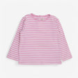 Tee LS Pink Striped
