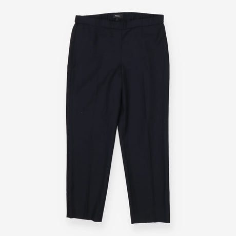 Theory 100% virgin wool pull on trousers black siz