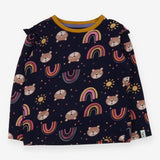 Navy Bears and Rainbows Long Sleeve 