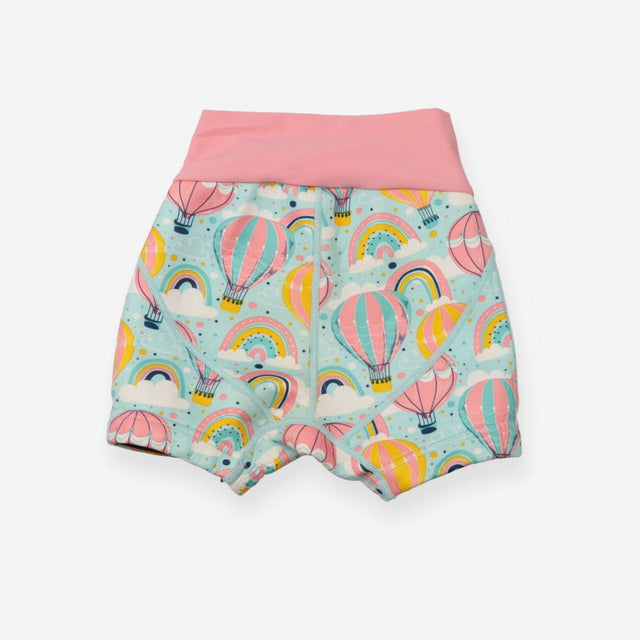 Pink Hot Air Balloon Short Nappy