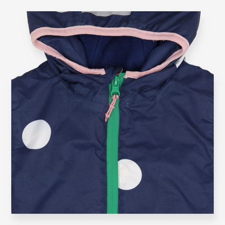 Waterproof Puddle Suit College Navy Confetti Spot
