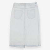 Denim Pencil Skirt Acid Wash