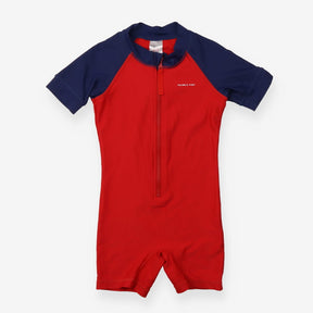 Red and Blue Sunsuit 