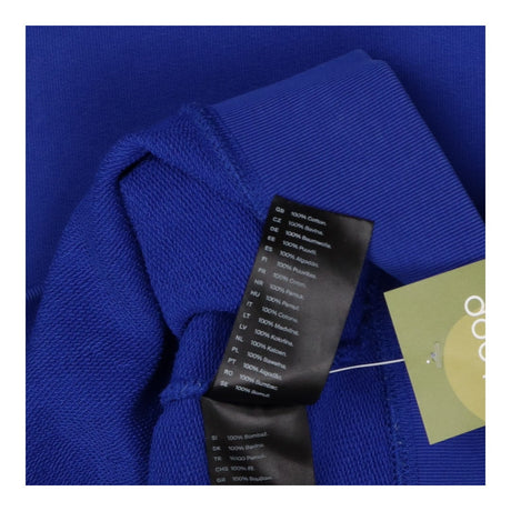 Sweatshirt Cobalt Blue Oversized Organic Cotton Lo