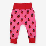 Pink ladybug leggings
