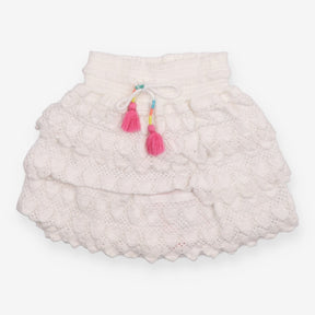Shorts white lace 