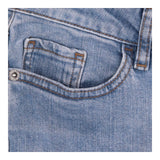 Jeans Light Wash Blue Straight Leg Faded Denim