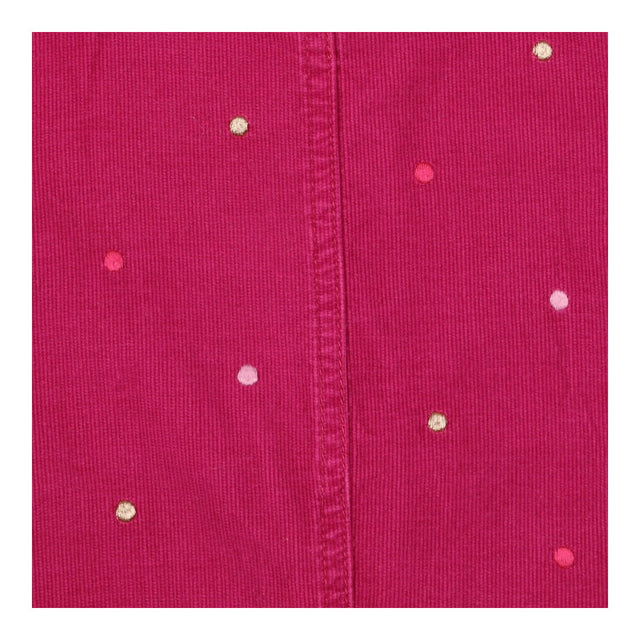 Cord Shift Dress Pink with Spots