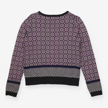 Sweater pink and purple knit