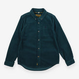 Shirt long sleeve cord green