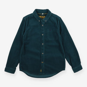 Shirt long sleeve cord green