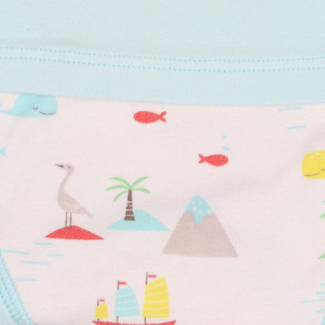 Bodysuit long sleeve blue sun with bird
