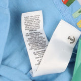 T-Shirt Blue Applique Zebra with Sunnies