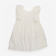 Dress cream cap sleeves lacey