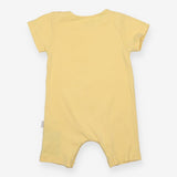 Romper yellow white bunny