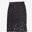 Black Lace Polka Dot Midi Ski