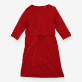 Red maternity/nursing dress mid length sleeves