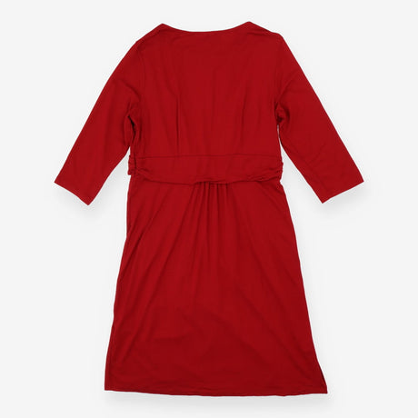Red maternity/nursing dress mid length sleeves