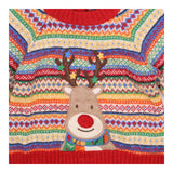 Rudolph Rainbow Cashmere Fair Isle Sweater