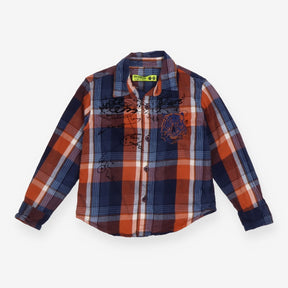 Tartan Shirt with Lion Applique - Desigual 