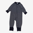 Navy striped sleepsuit 