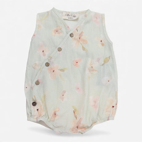 Ada Baby bodysuit sleeveless with button flowers