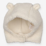 Fleece Hat White Bear Ears