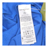 Bright Cobalt Blue Cotton Modal Frill High Neck Lo