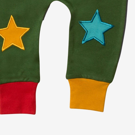 Woodland green star joggers