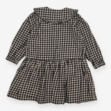 Dress Flannel Black and cream Check