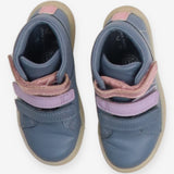 Blue Velcro Light Up Trainers with Stars