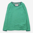 Long sleeve t-shirt green pointelle