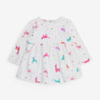 Dress LS White Party Animals
