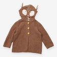 Brown Knit Deer Cardigan