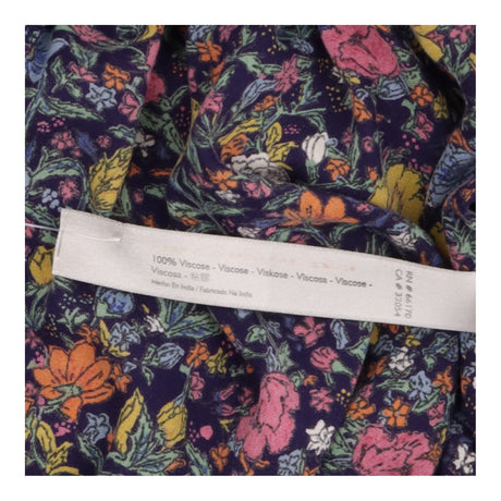 Dark Floral Smocked Quilted Wide 