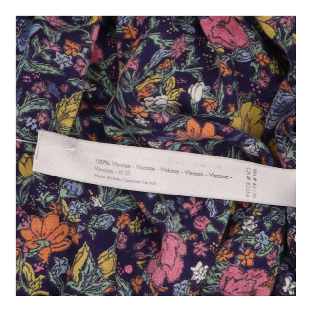  Dark Floral Smocked Quilted Wide 