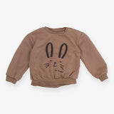 Brown be hoppy bunny sweater