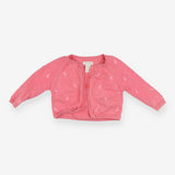 Pink Cardigan with Bunnies