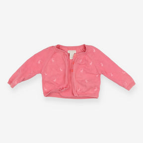 Pink Cardigan with Bunnies