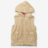 Gilet biscuit faux fur gilet