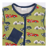 Green Race Car Sleepsuit