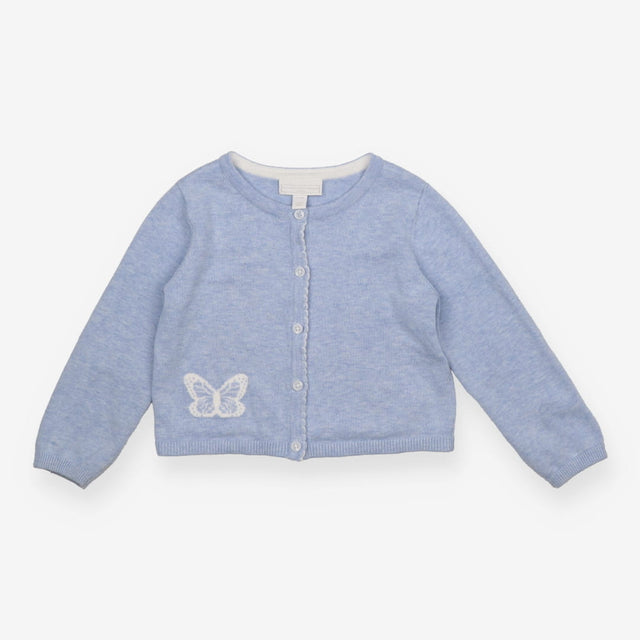 Light Blue Butterfly Cardigan